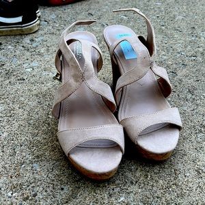 Beige Wedges